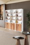 Hanah Home Evm 8301 Blanco y nogal